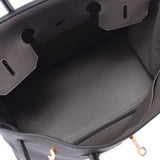 Hermes Hermes Burkin 35 ethane (gray) Rose gold bracket Y imprint (around 2020) Unisex Togo handbag unused silver