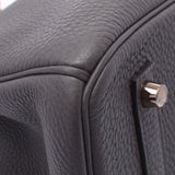 Hermes Hermes Burkin 35 ethane (gray) Rose gold bracket Y imprint (around 2020) Unisex Togo handbag unused silver