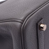 Hermes Hermes Burkin 35 ethane (gray) Rose gold bracket Y imprint (around 2020) Unisex Togo handbag unused silver