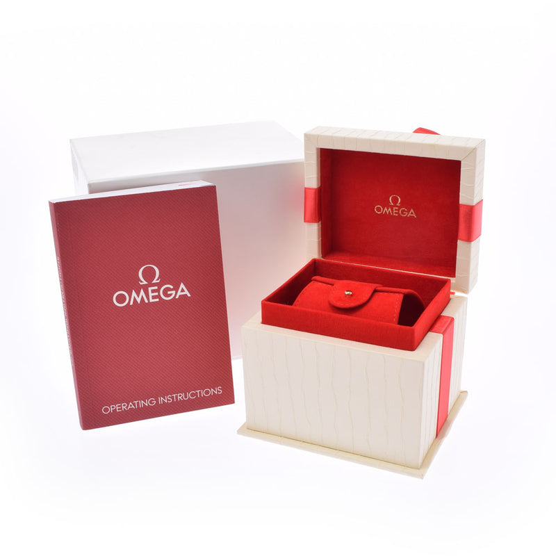 Omega Omega Speed Master 3834.70.36男士SS/皮革手表自动风白色外壳拨号阵列二手Ginzo