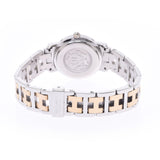 爱马仕爱马仕（Hermes Hermes）Clipper CL4.220女士SS/GP Watch Quartz White Dial AB等级使用Ginzo