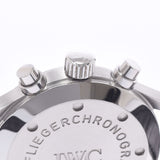 IWC Schaffhausen Eye Dublyu Shafhau Housen Flegar Chronograph IW374101 Men's SS/Leather Watch Quartz Black Dial A Rank Used Ginzo