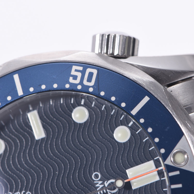 Omega Omega Sea Master Professional 300m 2561.80男孩SS手表Quartz Blue Dial AB Rank used Ginzo