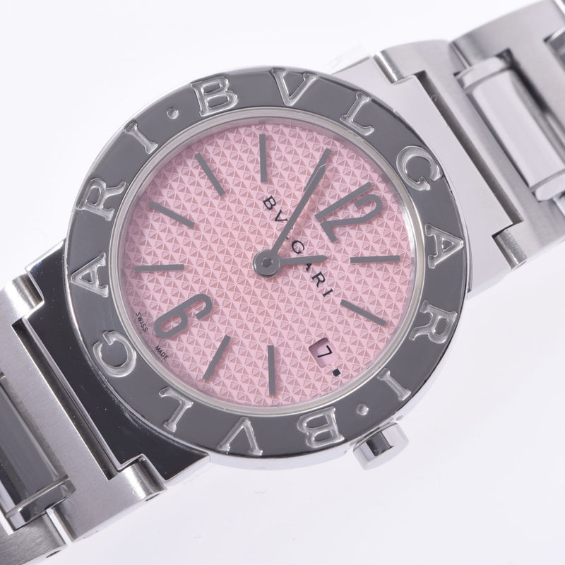 Bvlgari Bulgari Bulgari Bulgari Bulgari Bulgari 26新BBL26S女士SS观看Quartz Pink Shell Dial A等级使用Ginzo