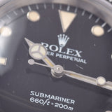 ROLEX Rolex Submariner Antique 5513 Men's SS Watch Automatic Black Dial AB Rank Used Ginzo