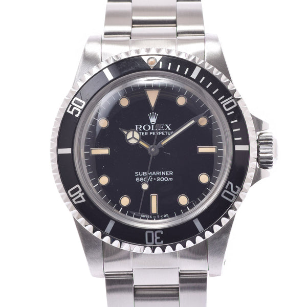 ROLEX ロレックス サブマリーナ アンティーク 5513 メンズ SS 腕時計 自動巻き 黒文字盤 ABランク 中古 銀蔵