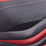 FENDI Fendi Compact Bi -fold Wallet Gray/Red 7m0277 Unisex Leather Fudeni Unused Ginzo