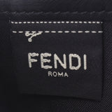 FENDI Fendi Compact Bi -fold Wallet Black/Yellow 7m0277 Unisex Leather Wallet Unused Ginzo