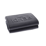 Fendi Fendi Micro紧凑型钱包黑色7M0280女erise皮革Triloster未使用的Ginzo