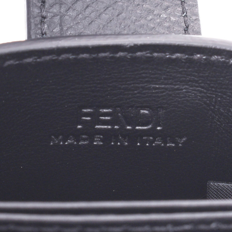FENDI フェンディ 蛇腹タイプ 黒 ゴールド金具 8M0301 ユニセックス レザー カードケース 未使用 銀蔵
