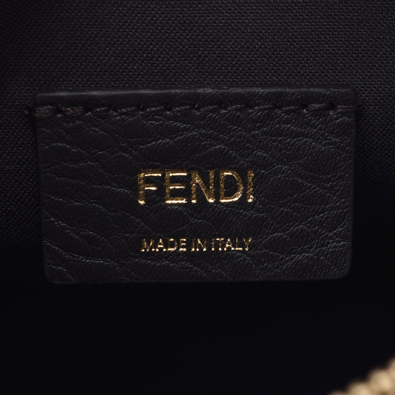 FENDI フェンディ ズッカ柄 ブラウン/黒 8BS019 ユニセックス PVC ショルダーバッグ 未使用 銀蔵