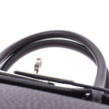 Hermes Hermes Burkin 35 Dark Brown Silver Bracket □ H Engraved (around 2004) Unisex Togo Handbags A rank used Silgrin