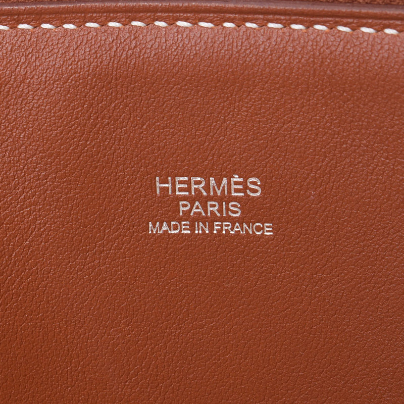 Hermes Hermes Bolid Relax 40 Volve (Tea) Silver Bracket T Engraved (around 2015) Unisex Vasicum Handbags A-rank used Silgrin