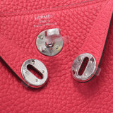 Hermes Hermes Lindy Mini Rose Extreme (Pink) Silver Footage Y Engraved (around 2020) Women's Triyo Clemance 2way Bag Unused Silgrin