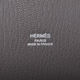 HERMES エルメス ジプシエール28 バイカラー エトゥープ/エクラ シルバー金具 □Q刻印(2013年頃) ユニセックス トリヨンクレマンス ショルダーバッグ Aランク 中古 銀蔵