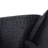 爱马仕Hermes Burkin 30黑玫瑰金足球Y钢（大约2020年）女士多哥手提包未使用的Silgrin