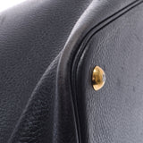 Hermes Hermes Bolid 47 Black Gold Bracket Oa Engraved (around 1997) Unisex Aldenne Handbag B Rank Used Sinkjo