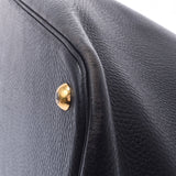 Hermes Hermes Bolid 47 Black Gold Bracket Oa Engraved (around 1997) Unisex Aldenne Handbag B Rank Used Sinkjo