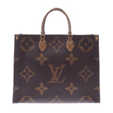 LOUIS VUITTON ルイヴィトン モノグラム リバース オンザゴー GM ブラウン M44576 ユニセックス モノグラムリバースキャンバス 2WAYバッグ Aランク 中古 銀蔵