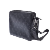 Louis Vuitton Louis Vuitton Monogram Eclipse反向三重奏Messenger黑色/灰色M69443 Menumumogum Canvas单肩包A-Rank使用Silgrin