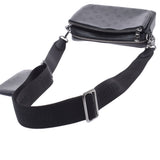 Louis Vuitton Louis Vuitton Monogram Eclipse反向三重奏Messenger黑色/灰色M69443 Menumumogum Canvas单肩包A-Rank使用Silgrin