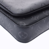 Louis Vuitton Louis Vuitton Monogram Eclipse反向三重奏Messenger黑色/灰色M69443 Menumumogum Canvas单肩包A-Rank使用Silgrin