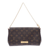 LOUIS VUITTON ルイヴィトン モノグラム フェイボリットMM 2WAY ブラウン M40718 レディース モノグラムキャンバス ショルダーバッグ Aランク 中古 銀蔵