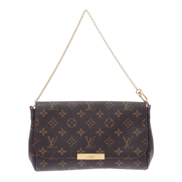 LOUIS VUITTON ルイヴィトン モノグラム フェイボリットMM 2WAY ブラウン M40718 レディース モノグラムキャンバス ショルダーバッグ Aランク 中古 銀蔵