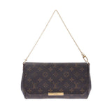 LOUIS VUITTON ルイヴィトン モノグラム フェイボリットMM 2WAY ブラウン M40718 レディース モノグラムキャンバス ショルダーバッグ Bランク 中古 銀蔵