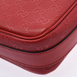 GUCCI グッチ ディアマンテ 赤 201448 ユニセックス カーフ ショルダーバッグ Aランク 中古 銀蔵