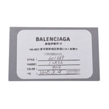 BALENCIAGA Balenciaga Mini Wallet Compact Wallet White 601387 Ladies embossed Leather Trial Folding Wallet New Used Ginzo