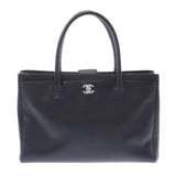 Chanel Chanel Executive Tote 2way Black Silver Fittings Ladies Caviar Skin Tote Bag A-Rank Used Silgrin