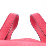 HERMES エルメス ピコタンロック PM ローズエクストリーム(ピンク) シルバー金具 C刻印(2018年頃) レディース トリヨンクレマンス ハンドバッグ Aランク 中古 銀蔵