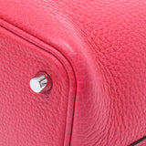 HERMES エルメス ピコタンロック PM ローズエクストリーム(ピンク) シルバー金具 C刻印(2018年頃) レディース トリヨンクレマンス ハンドバッグ Aランク 中古 銀蔵