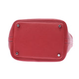 HERMES エルメス ピコタンロック PM  ルージュカザック(赤) シルバー金具 □P刻印(2012年頃) レディース トリヨンクレマンス ハンドバッグ Aランク 中古 銀蔵