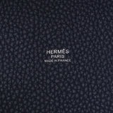 HERMES エルメス ピコタンロック MM ブルーニュイ(紺) シルバー金具 C刻印(2018年頃) レディース トリヨンクレマンス ハンドバッグ Aランク 中古 銀蔵