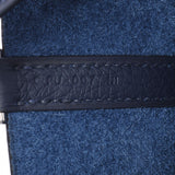 HERMES エルメス ピコタンロック MM ブルーニュイ(紺) シルバー金具 C刻印(2018年頃) レディース トリヨンクレマンス ハンドバッグ Aランク 中古 銀蔵