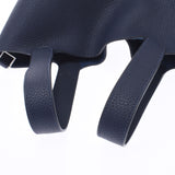 HERMES エルメス ピコタンロック MM ブルーニュイ(紺) シルバー金具 C刻印(2018年頃) レディース トリヨンクレマンス ハンドバッグ Aランク 中古 銀蔵