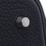 HERMES エルメス ピコタンロック MM 黒 シルバー金具 A刻印(2017年頃) レディース トリヨンクレマンス ハンドバッグ ABランク 中古 銀蔵