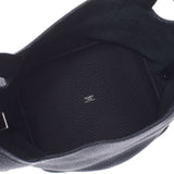 HERMES エルメス ピコタンロック MM 黒 シルバー金具 A刻印(2017年頃) レディース トリヨンクレマンス ハンドバッグ ABランク 中古 銀蔵