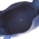 HERMES エルメス ピコタンロック MM ブルーブライトン ゴールド金具 C刻印(2018年頃) レディース トリヨンクレマンス ハンドバッグ 新同 中古 銀蔵