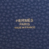 HERMES エルメス ピコタンロック MM ブルーブライトン ゴールド金具 C刻印(2018年頃) レディース トリヨンクレマンス ハンドバッグ 新同 中古 銀蔵