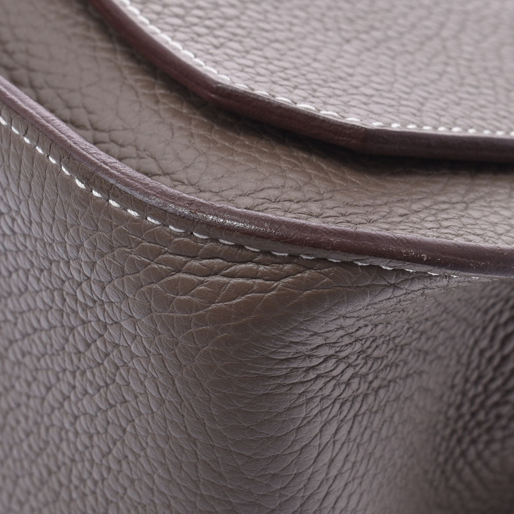 エルメスジプシエール28 エトゥープ シルバー金具 □R刻印(2014年頃