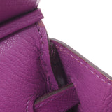 HERMES エルメス バーキン 30 シクラメン(紫) シルバー金具 □I刻印(2005年頃) レディース ヴォーエプソン ハンドバッグ Aランク 中古 銀蔵