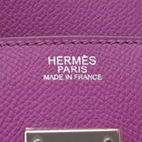 HERMES エルメス バーキン 30 シクラメン(紫) シルバー金具 □I刻印(2005年頃) レディース ヴォーエプソン ハンドバッグ Aランク 中古 銀蔵
