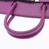 HERMES エルメス バーキン 30 シクラメン(紫) シルバー金具 □I刻印(2005年頃) レディース ヴォーエプソン ハンドバッグ Aランク 中古 銀蔵