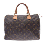 路易威顿路易·维顿（Louis Vuitton）路易威登（Louis Vuitton）会标迅速30棕色M41526女士会标帆布手提包B等级二手Ginzo