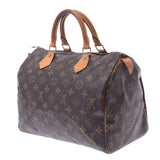 路易威顿路易·维顿（Louis Vuitton）路易威登（Louis Vuitton）会标迅速30棕色M41526女士会标帆布手提包B等级二手Ginzo
