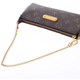 LOUIS VUITTON Louis Vuitton Monogram Eva Pochette Gold Gold M95567 Ladies Monogram Canvas Handbag BC Rank Used Ginzo