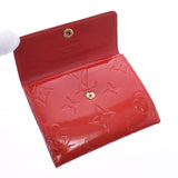 LOUIS VUITTON Louis Vuitton Verni Radrow Coin Purse Rouge M91090 Ladies Monogram Vernicoin Case B Rank Used Ginzo